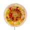 Hello Honey® 7.5" Multicolor Round Blown Glass Table Lamp with Inline Switch